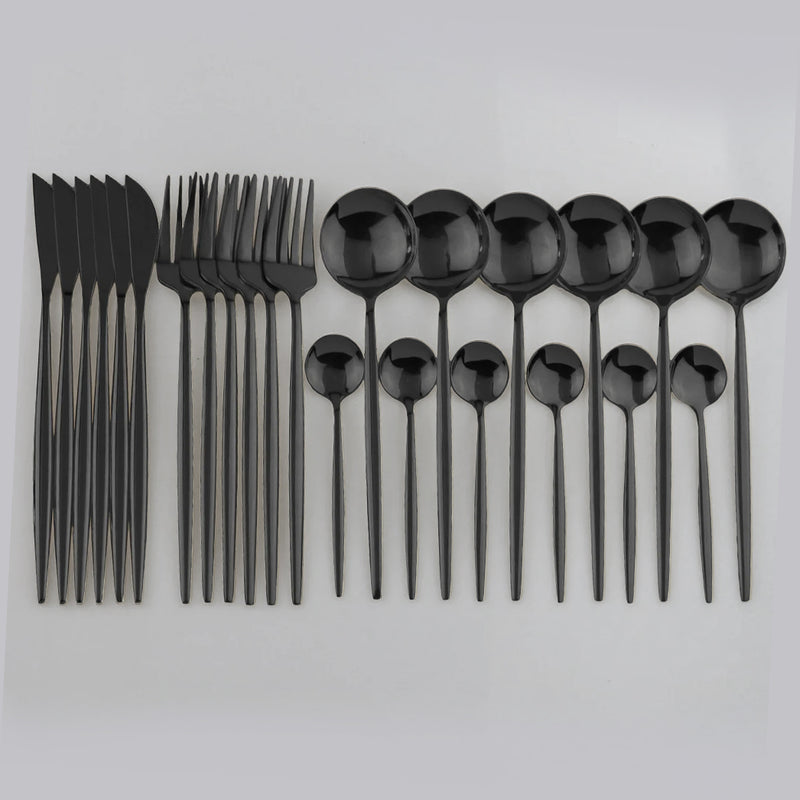 24pc Stainless Steel Cutlery Set