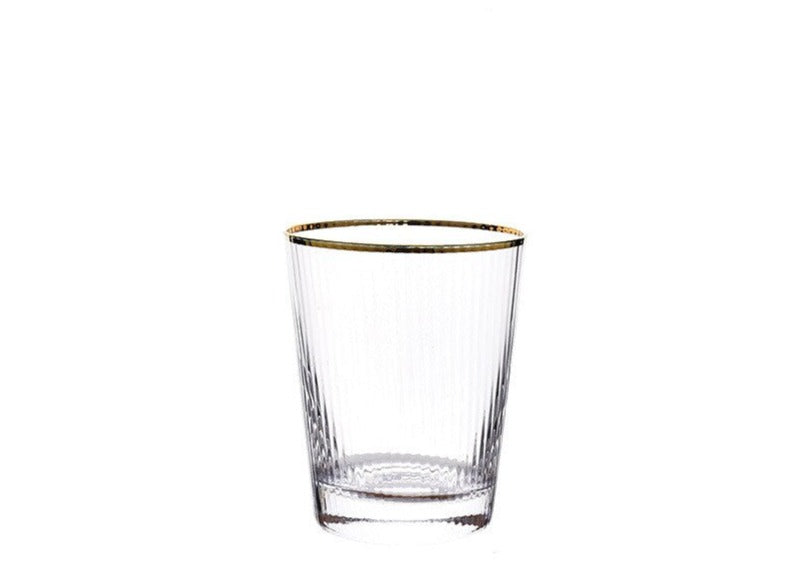 Vertical Stripe Glass Cup