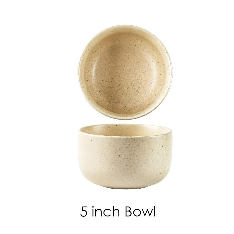 Elegant Matte Stoneware Dishes