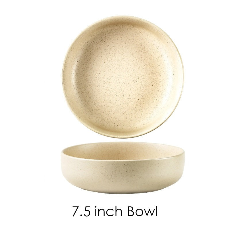 Elegant Matte Stoneware Dishes