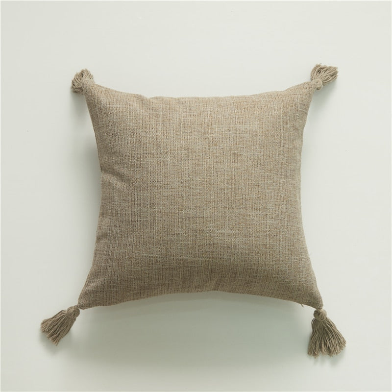 Tassel Decorative Pillowcase