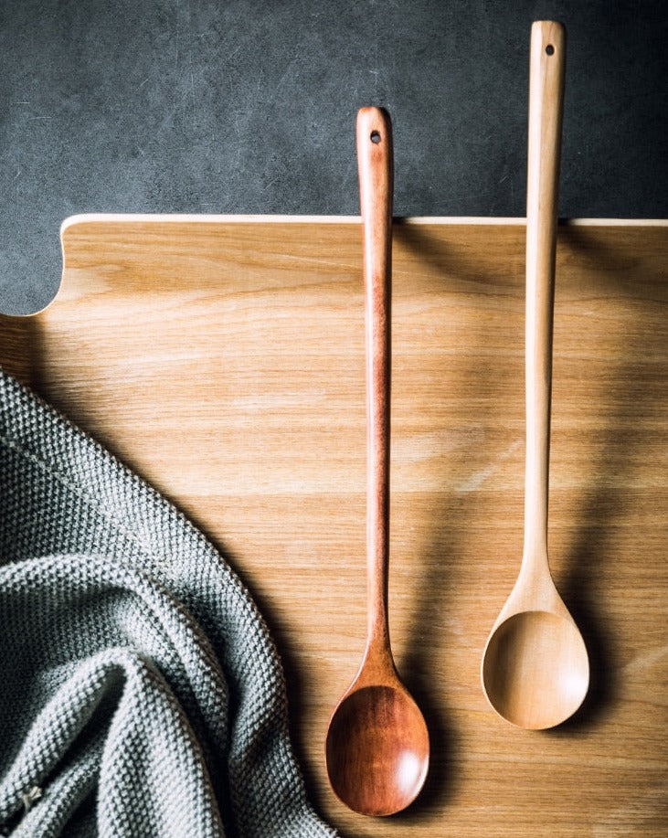 Long Handle Wooden Spoon