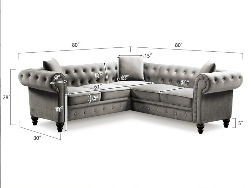 Classic Chesterfield Sofa