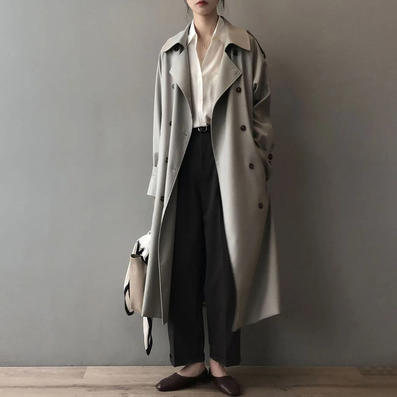 Classic Long Trench Coat