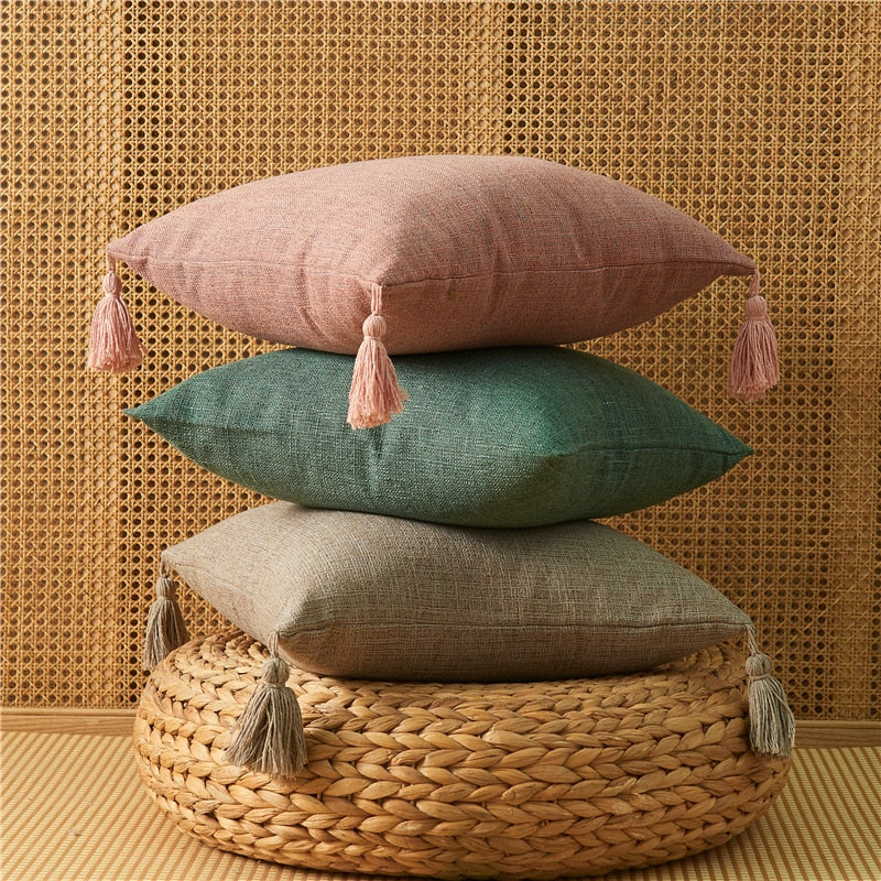 Tassel Decorative Pillowcase