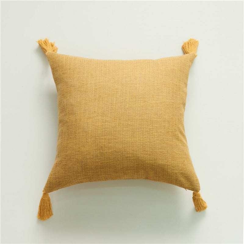 Tassel Decorative Pillowcase