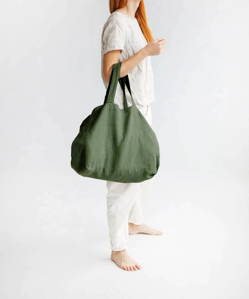 OVERSIZED Linen Go-Bag