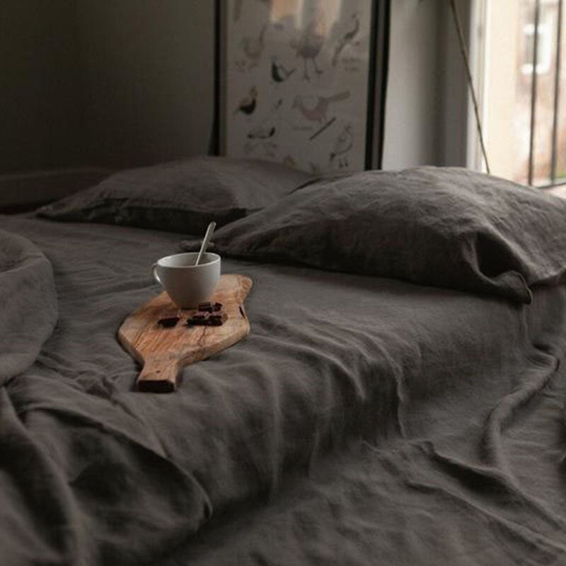 100% Flax Linen Bedding Set