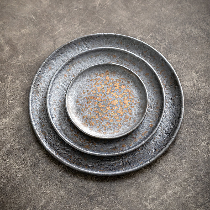 Industrial Stoneware Plates