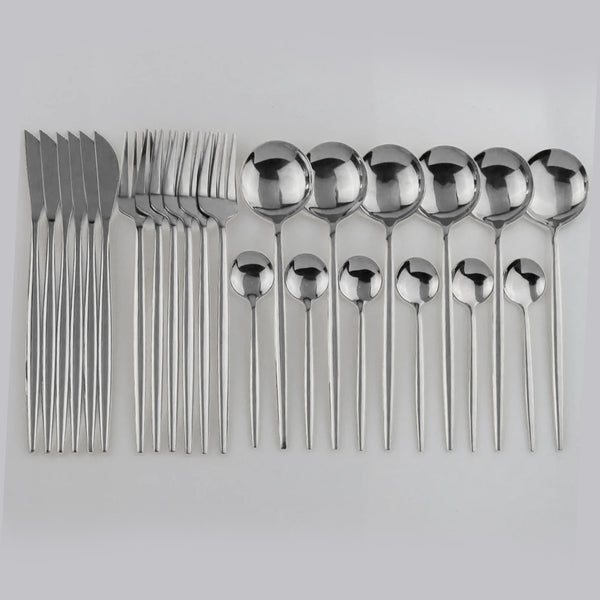 24pc Stainless Steel Cutlery Set