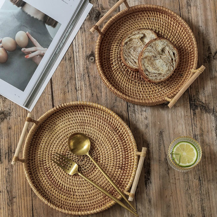 Handwoven Rattan Tray *LIMITED STOCK*