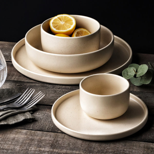 Elegant Matte Stoneware Dishes