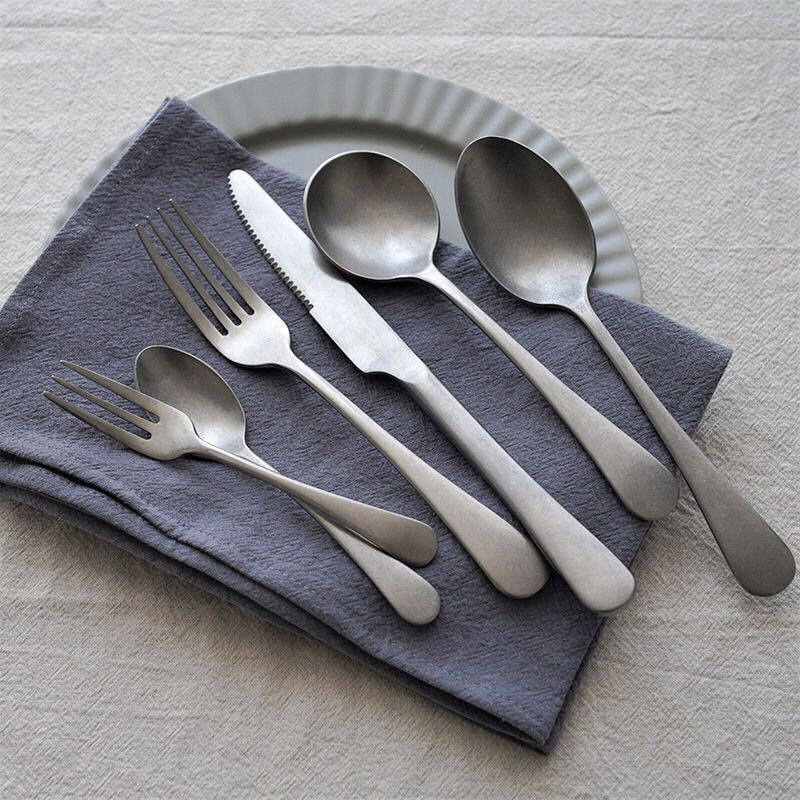 Brushed Stainless Steel Cutlery